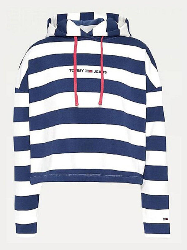 Tjw Bxy Stripe Hoodi Twilight Navy / L