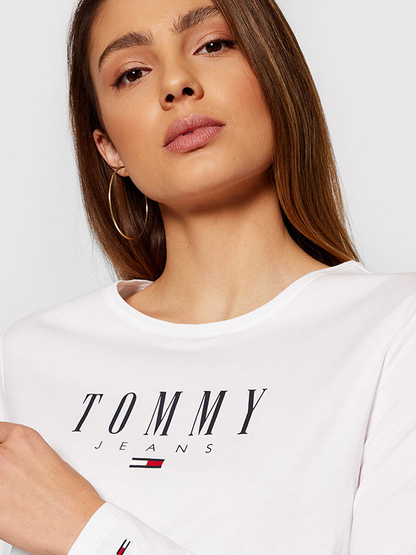 Tjw Slim Ls Lala Tee White / L