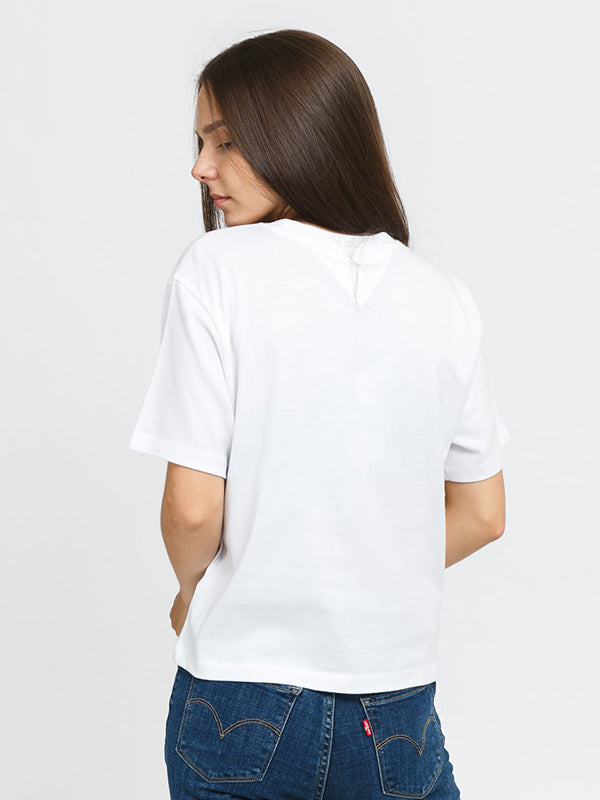 Tjw Linear Logo Tee White / L