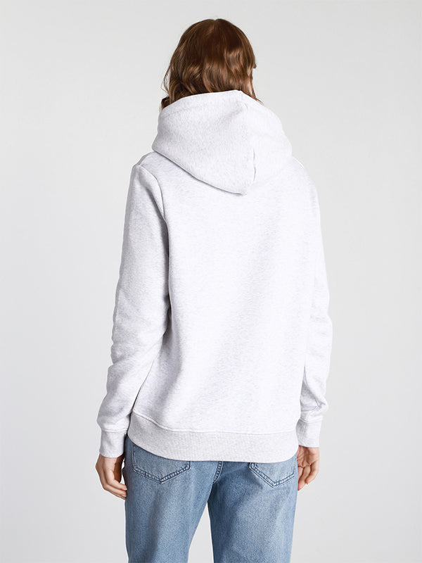 Tjw Linear Logo Hood Silver Grey Htr / L