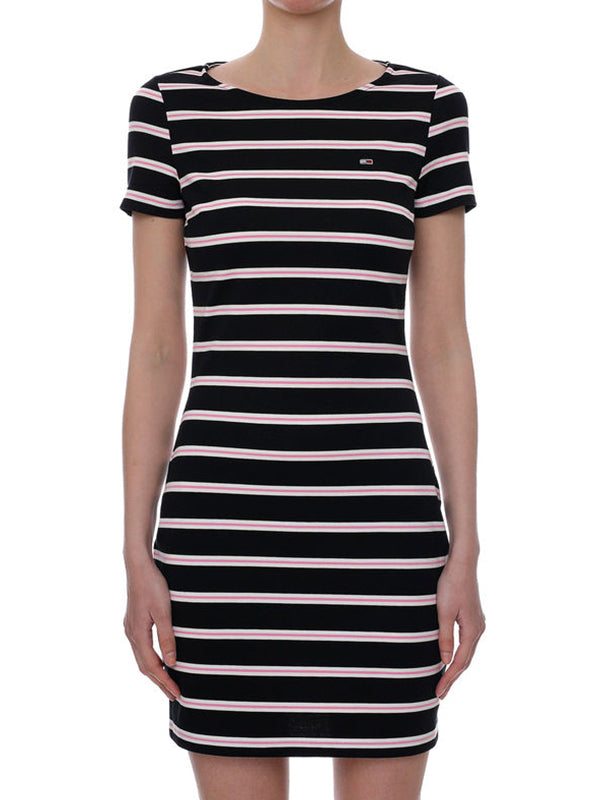 Tjw Striped Bodycon Black / Multi / L