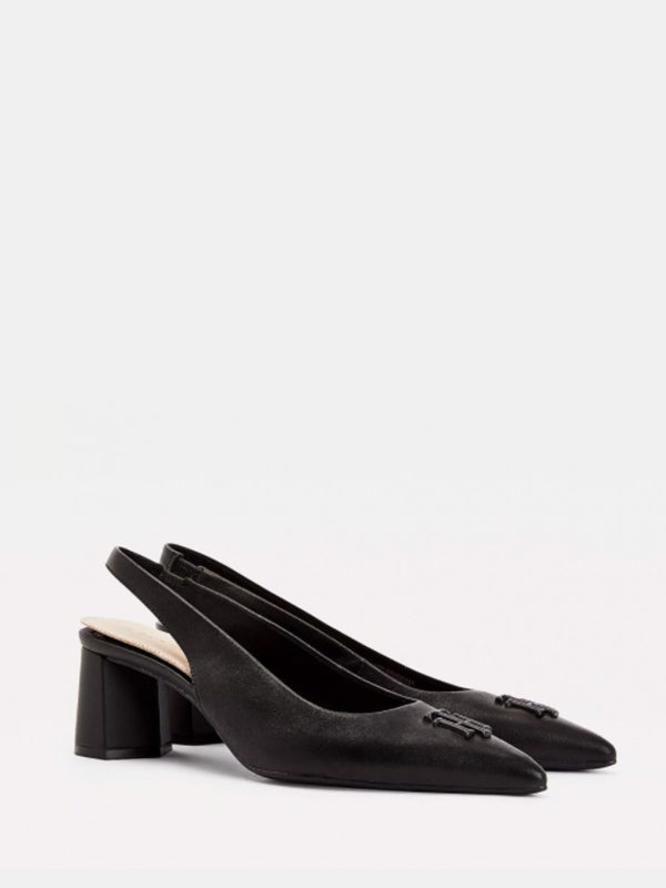 Feminine Sling Back Black / 36