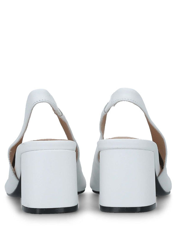 Feminine Sling Back Ecru / 36