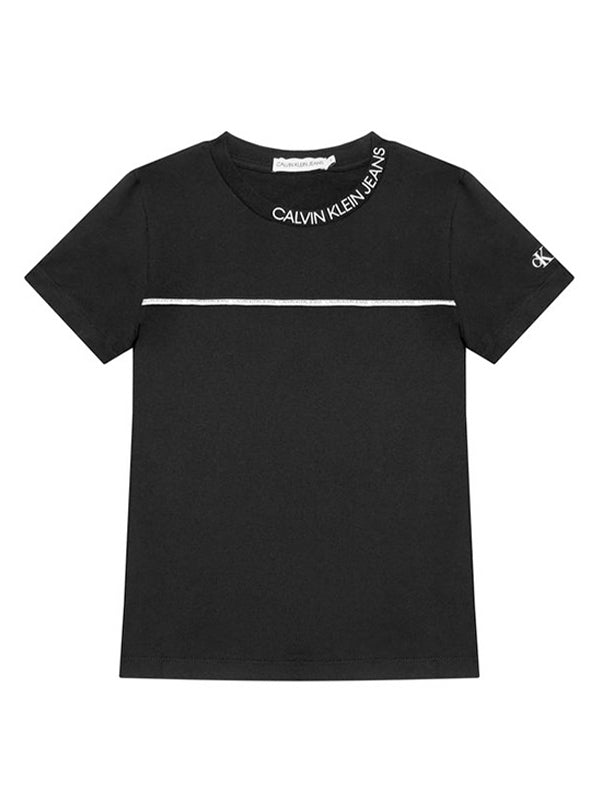 Logo Piping Fitted T Ck Black / 10