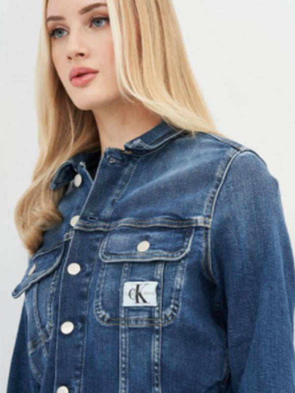 Cropped 90'S Denim J Denim Dark / L