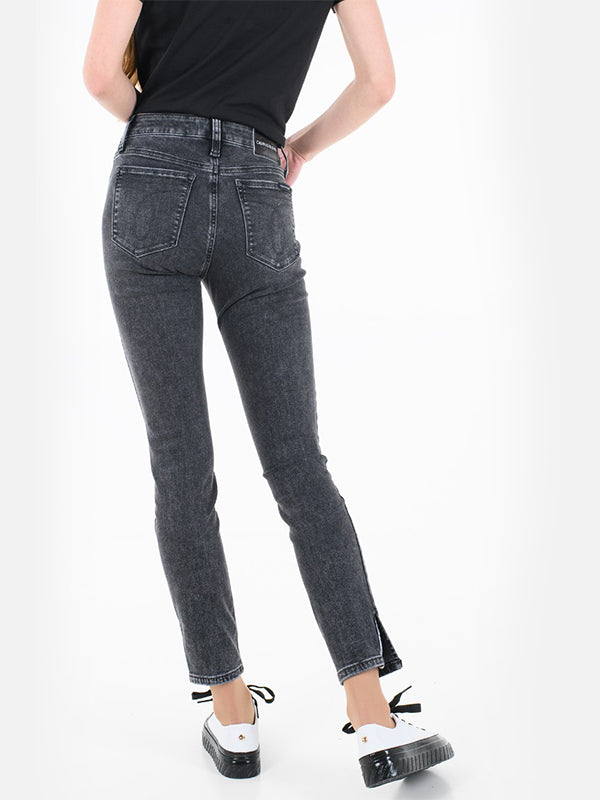 Mid Rise Skinny Ankl Denim Grey / NI30