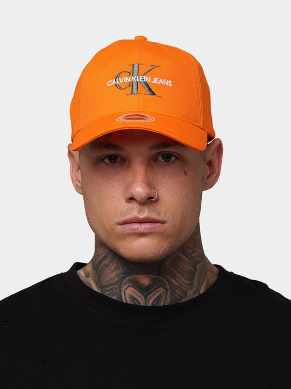 Monogram Cap Embro Vivid Orange / OS