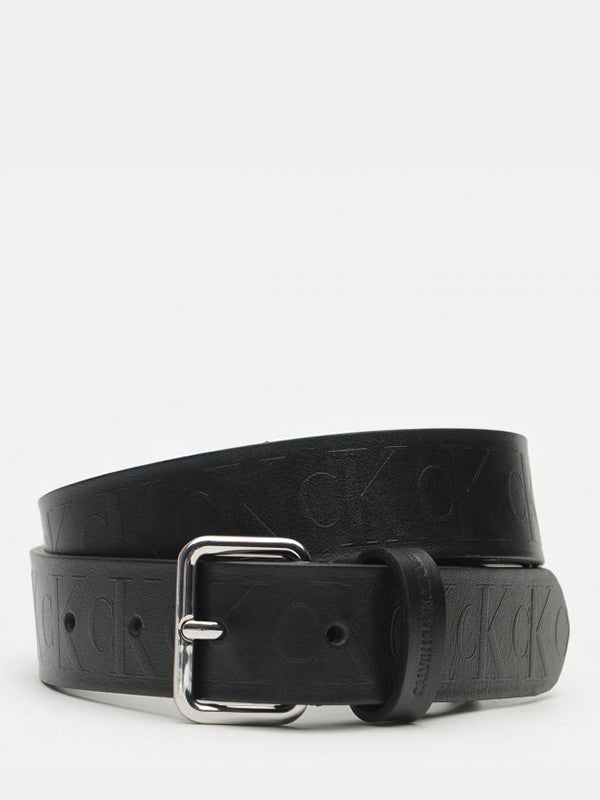 Deboss Logo Belt 30M Black / 100