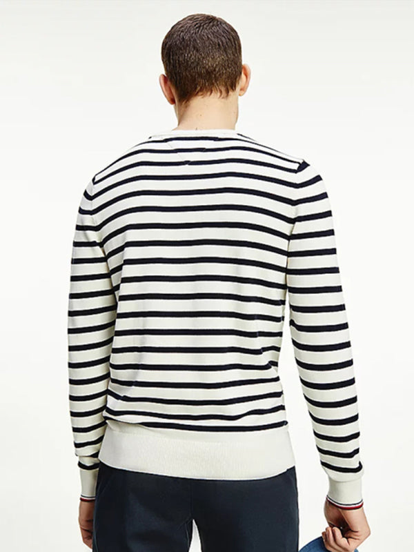 Breton Stripe Sweate Ivory / L