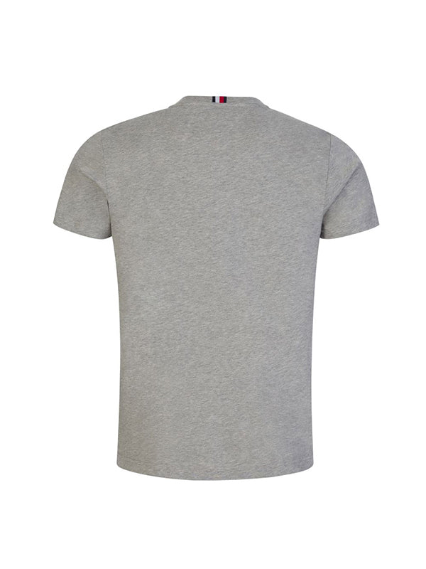 Stacked Tommy Flag T Medium Grey Heather / L