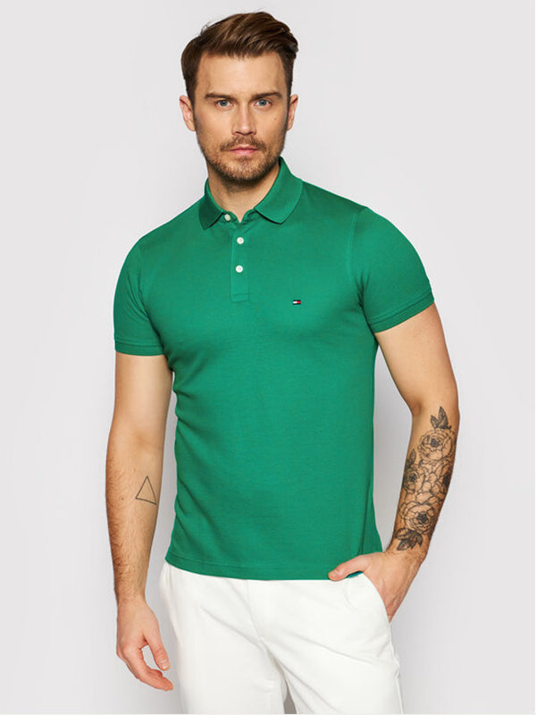 Core 1985 Slim Polo Courtside Green / L