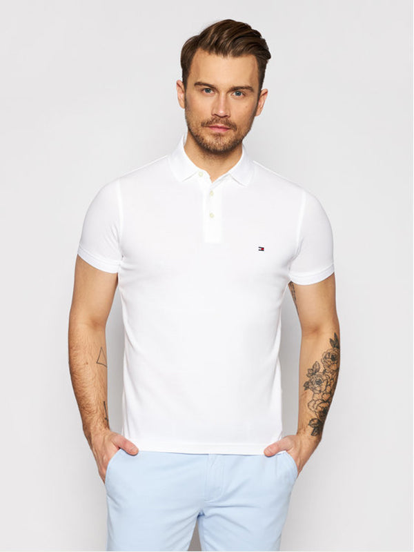 Core 1985 Slim Polo White / L