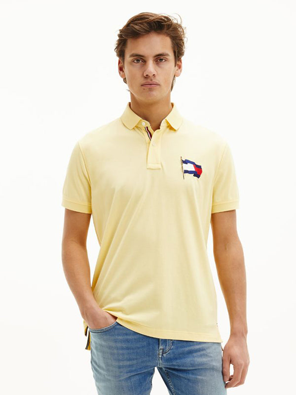 1985 Wavy Flag Regul Delicate Yellow / L