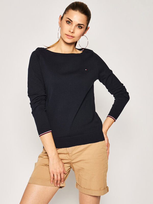 Boat Neck Sweater Desert Sky / L