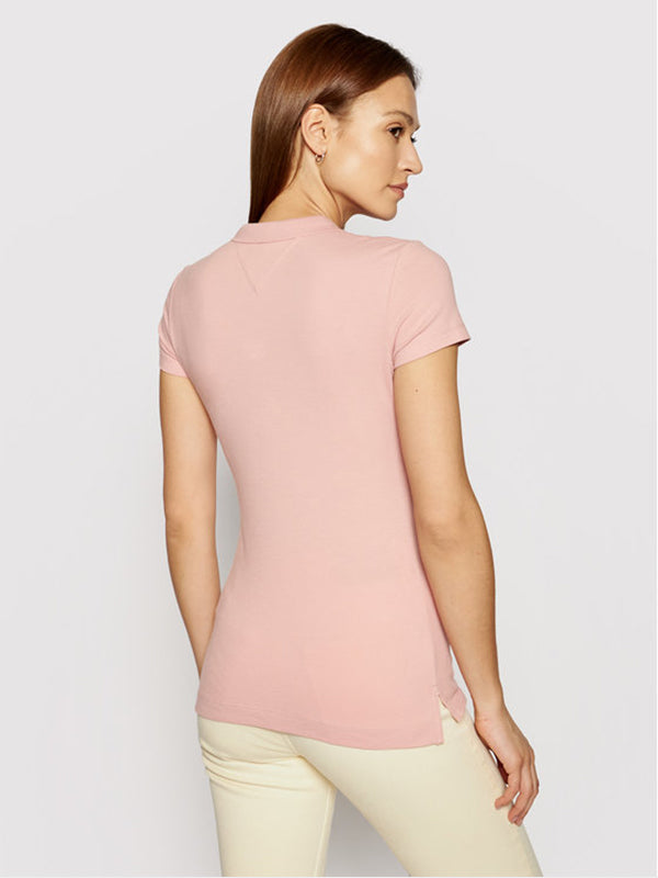 Short Sleeve Slim Po Soothing Pink / L