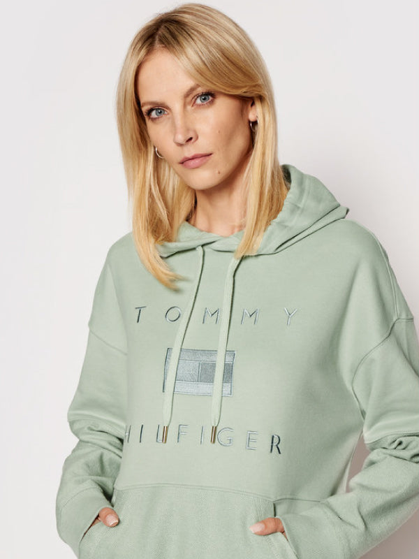 Relaxed Tonal Hoodie Delicate Jade / L