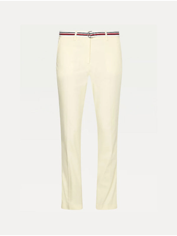 Co Tencel Chino Slim Frosted Lemon / R40