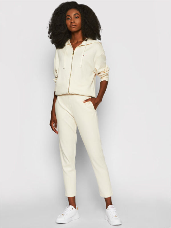 Relaxed  Zip-Through Ivory / L