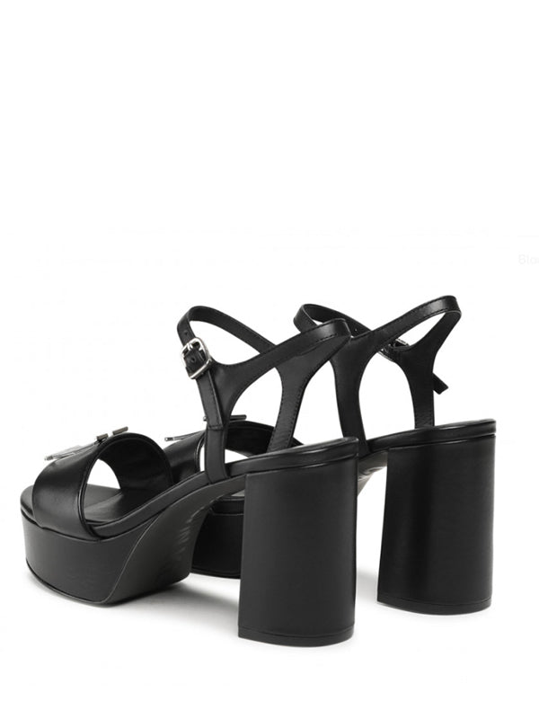 Heel Sandal Strap Hw Black / 41