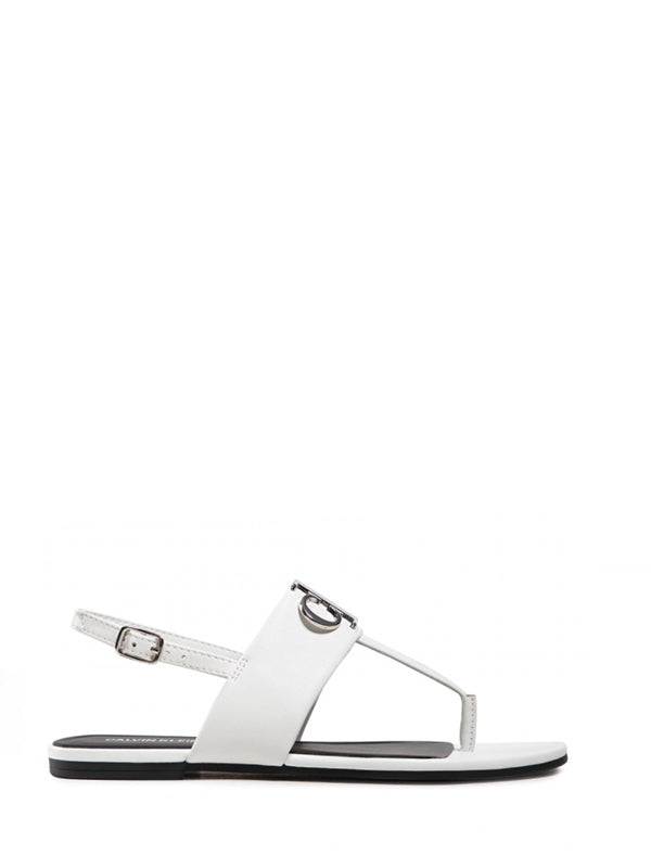 Flat Sandal Hw Lth Bright White / 41