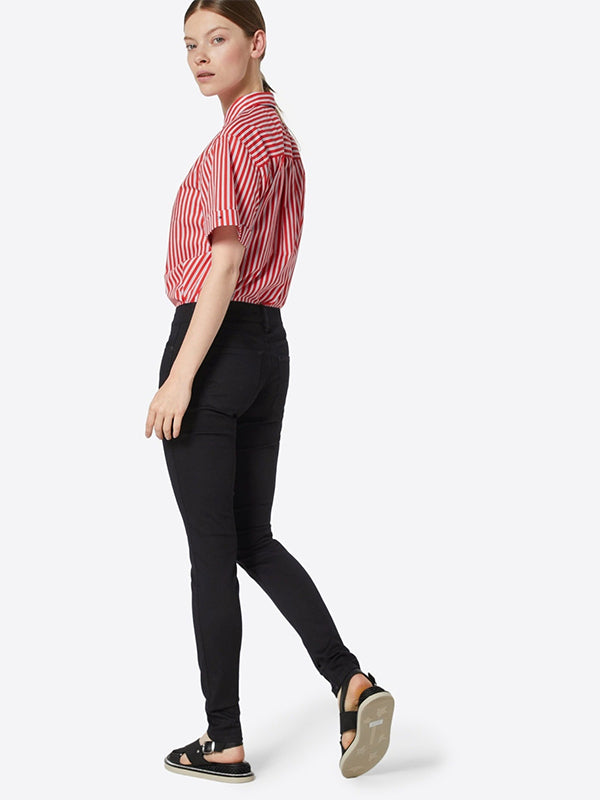 MID RISE SKINNY NORA DANA BLACK STRETCH / 3229