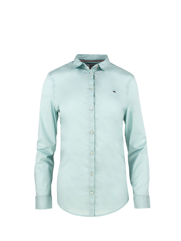 Tjw Slim Fit Poplin CANAL BLUE / L