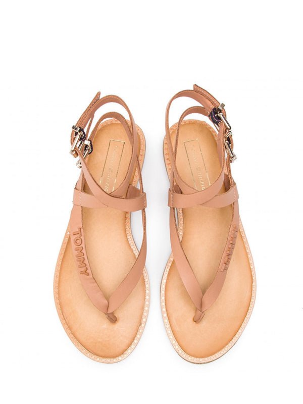 Iconic Flat Strappy SILKY NUDE / 36