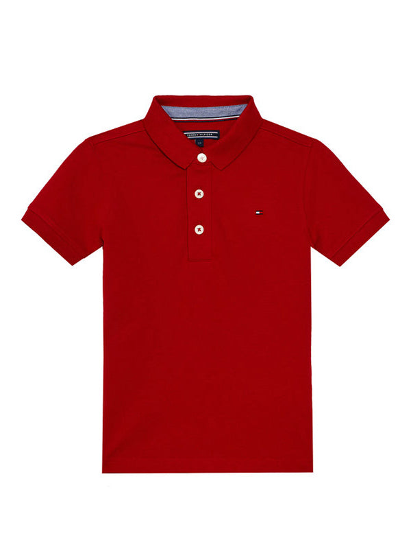 Boys Tommy Polo S/S Apple Red / 10