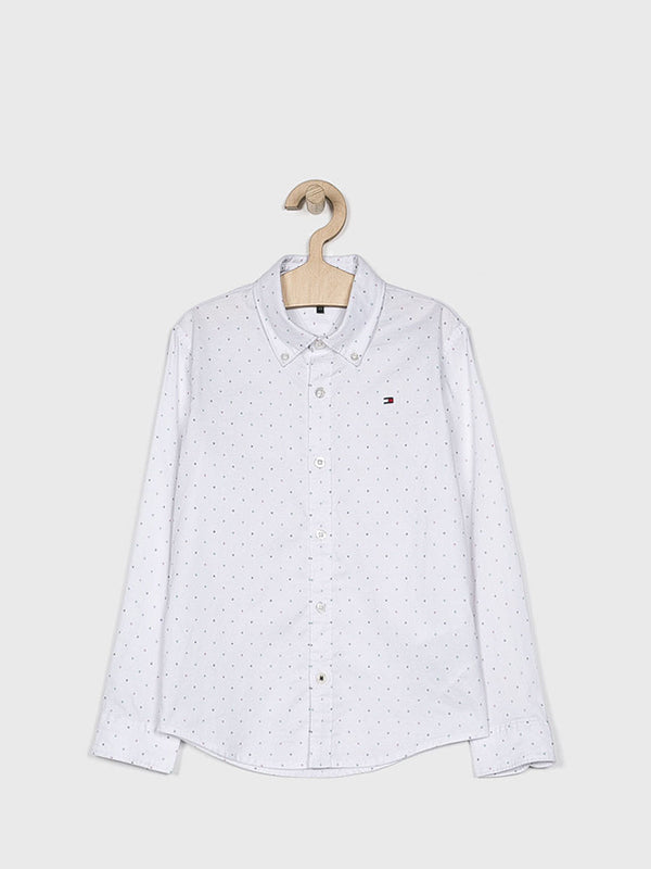 Stretch Poplin Shirt Bright White / 10