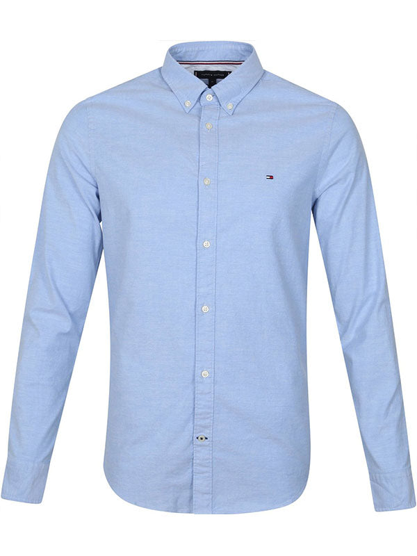 Core Stretch Slim Ox Shirt Blue / L