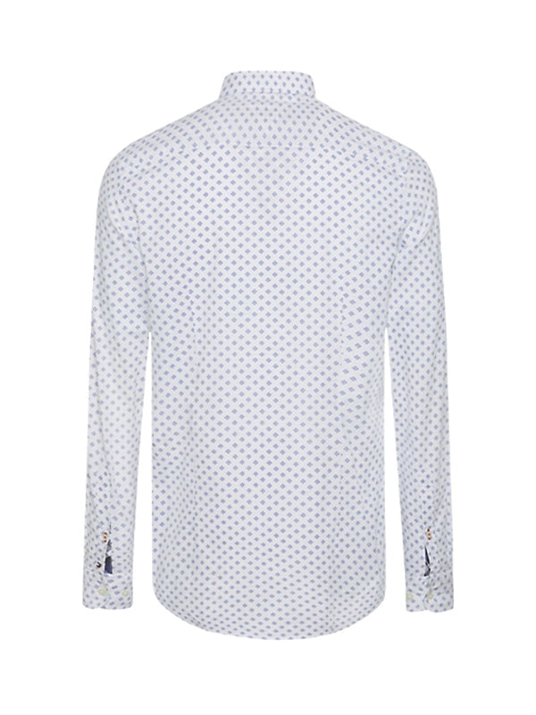 Slim Multi Geo Print BRIGHT WHITE / SURF THE WEB / L