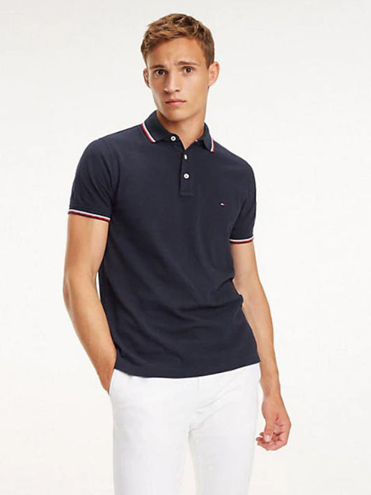 Tommy Tipped Slim Po JET BLACK / L