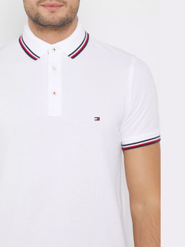 Tommy Tipped Slim Po BRIGHT WHITE / L