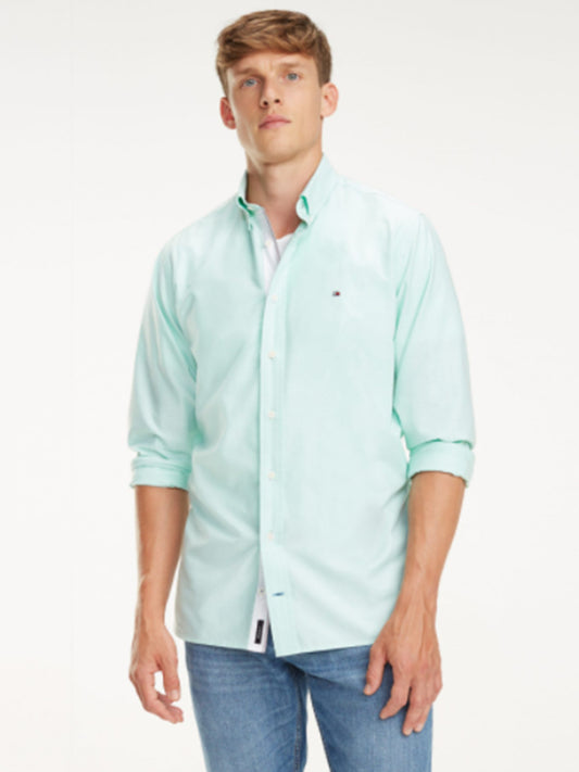 Organic Oxford Shirt KATYDID / L