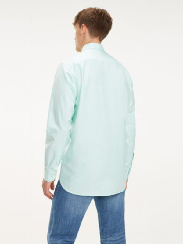 Organic Oxford Shirt KATYDID / L