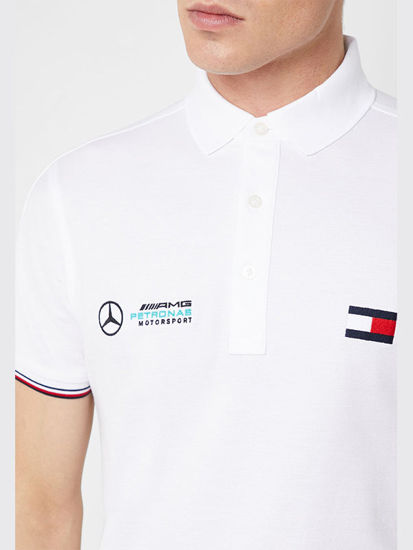 1 Mb Logo Polo BRIGHT WHITE / L