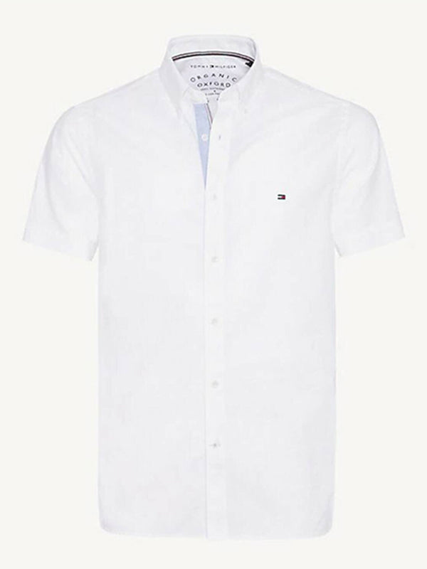 Slim Organic Oxford BRIGHT WHITE / L