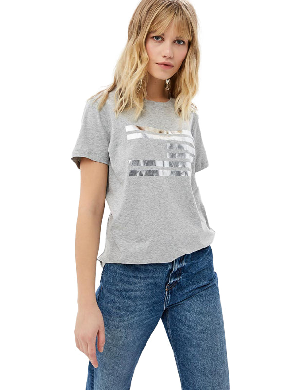 Icon Tess Tee Ss LIGHT GREY HTR / L