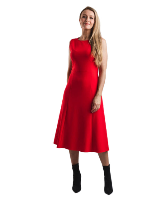 Angela Midi Dress Ns TRUE RED / 10