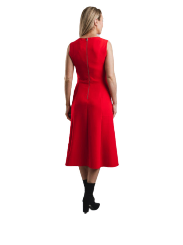 Angela Midi Dress Ns TRUE RED / 10