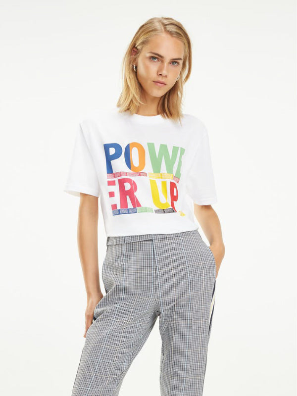 Tora Open Nk Tee Ss CLASSIC WHITE / POWER UP / L