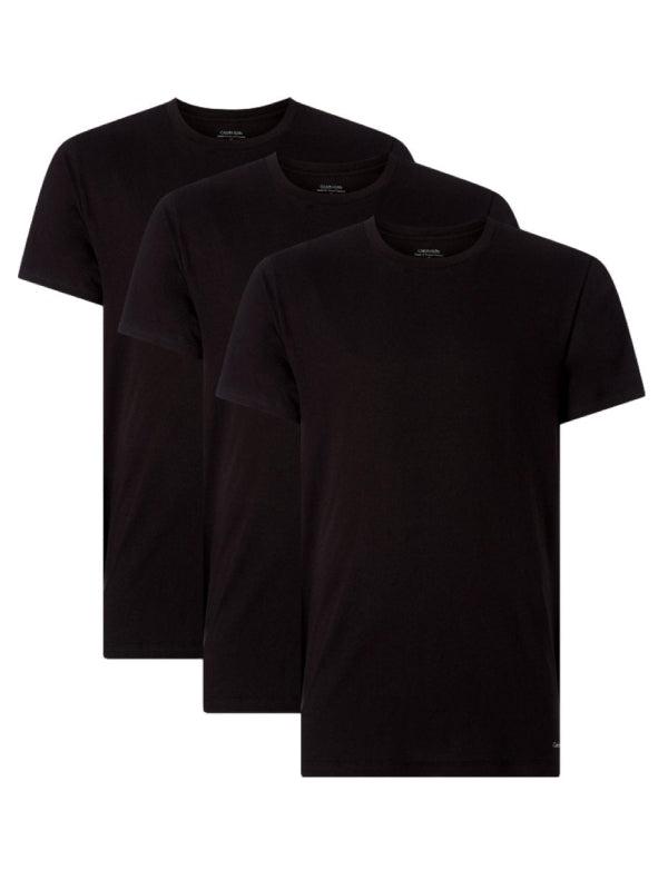 S/S Crew Neck 3Pk BLACK / L