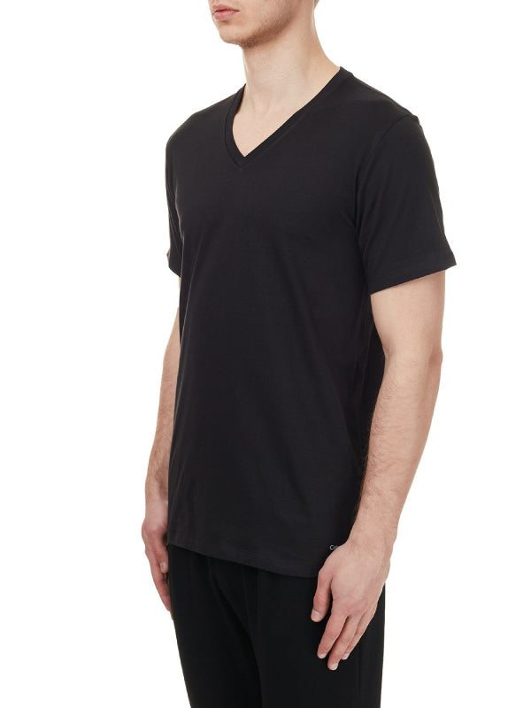 S/S V Neck 3Pk BLACK / L