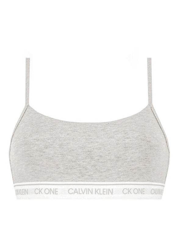 Unlined Bralette GREY HEATHER / L