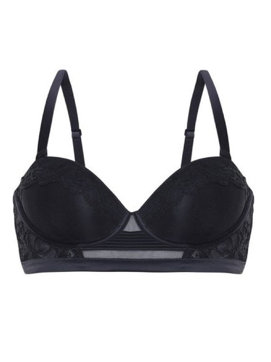 Lght Lined Strapless BLACK / 0B36