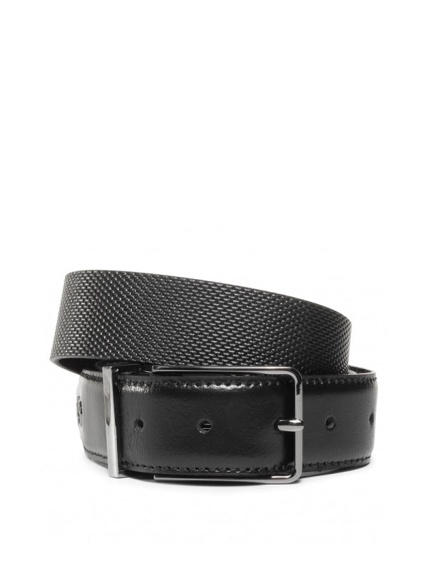 2Mb Textured Belt Jet Black / 105