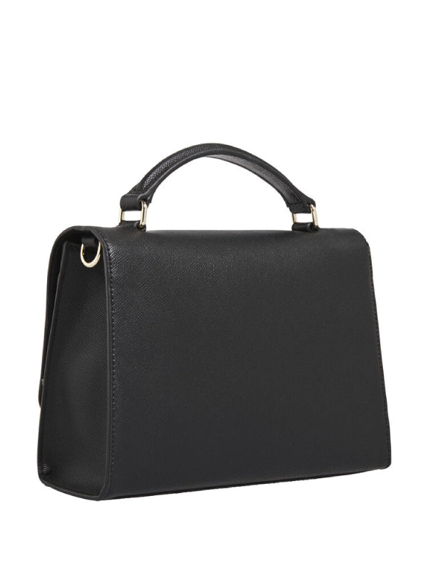 Saffiano Satchel Black / OS