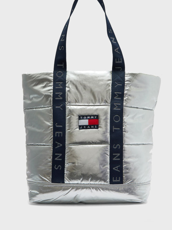 Tjw Heritage Puffer Tote Silver / OS