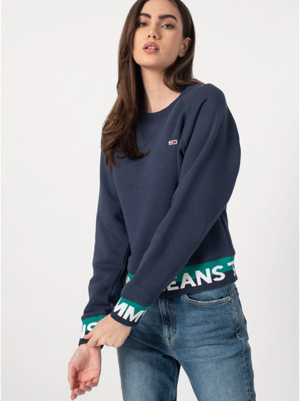 Tjw Branded Hem Sweatshirt Twilight Navy / L