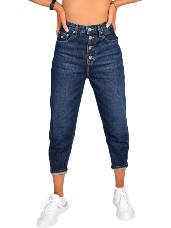 Mom Jean Hr Tprd Bf Svdprg Tj Save Fa Deep Blue Rig / 3027